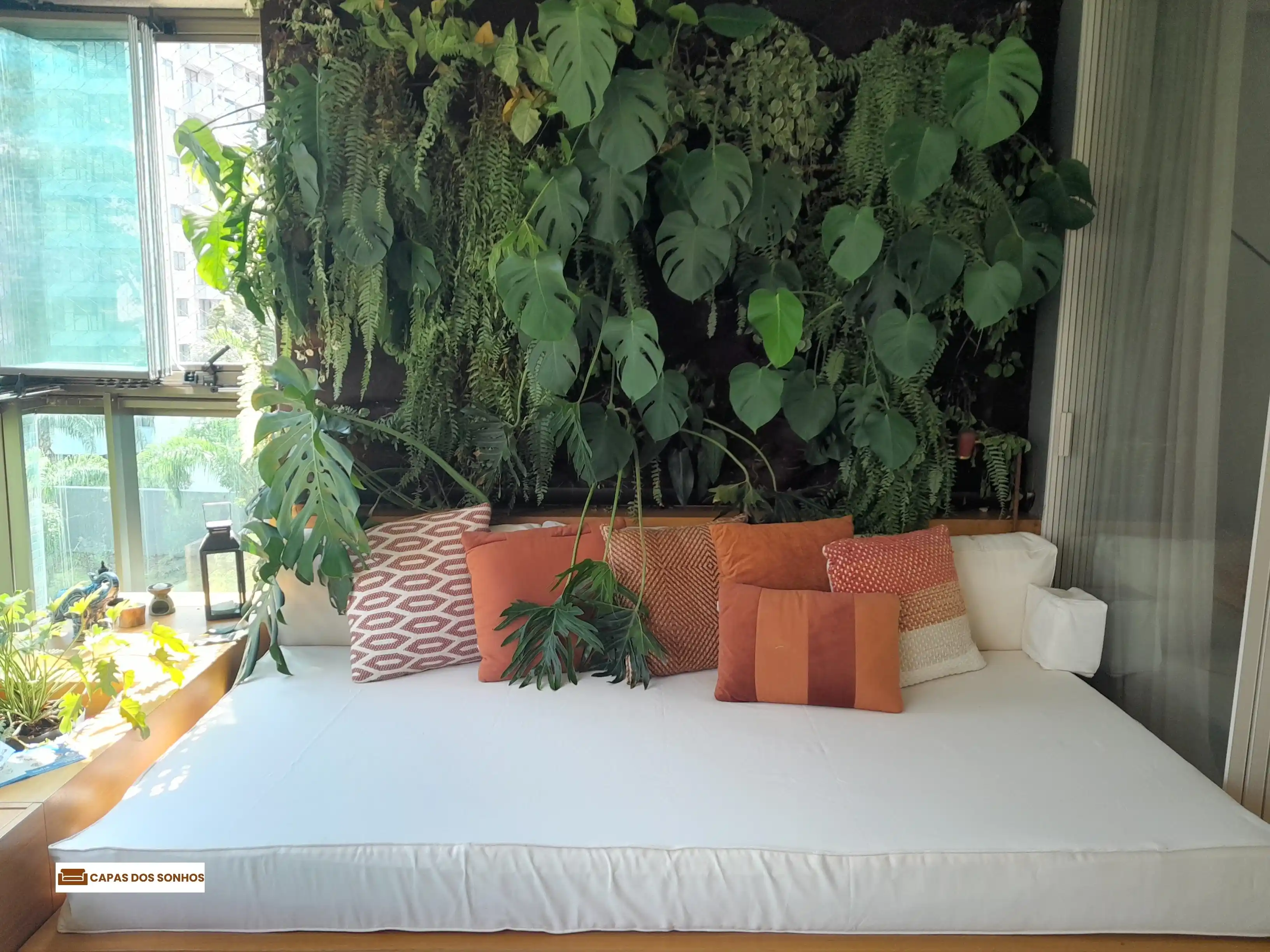 Poltrona com capa personalizada